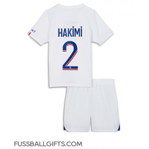 Paris Saint-Germain Achraf Hakimi #2 Fußballbekleidung 3rd trikot Kinder 2022-23 Kurzarm (+ kurze hosen)